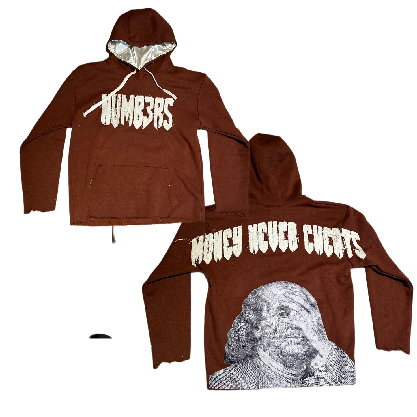 BROWN NUMB3RS HOODIE